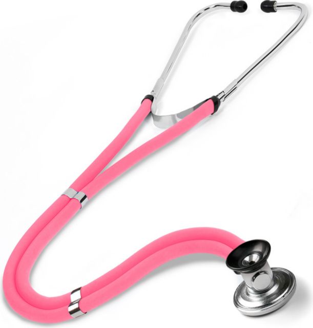 SPRAGUE-RAPPAPORT-STETHOSCOPE IN CLAMSHELL-HOT PINK
