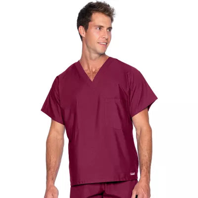 UNISEX SCRUB TOP WINE XSM - New (SKU: 11249497)