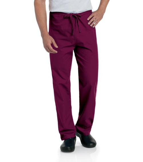 UNISEX SCRUB PANT WINE LGE