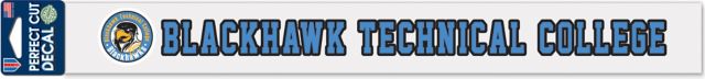 Blackhawk Technical College 2'' x 17'' Perfect Cut Decal