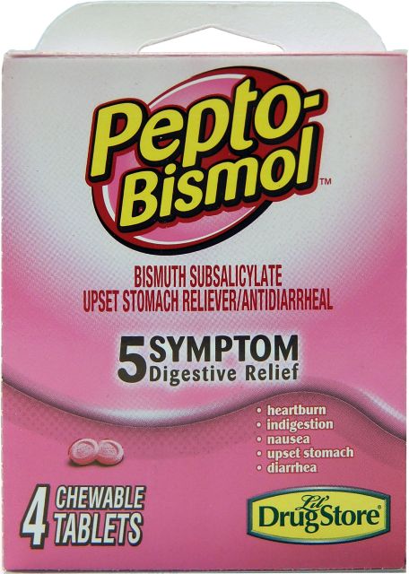 Pepto Bismol 4ct Chewable Tablets