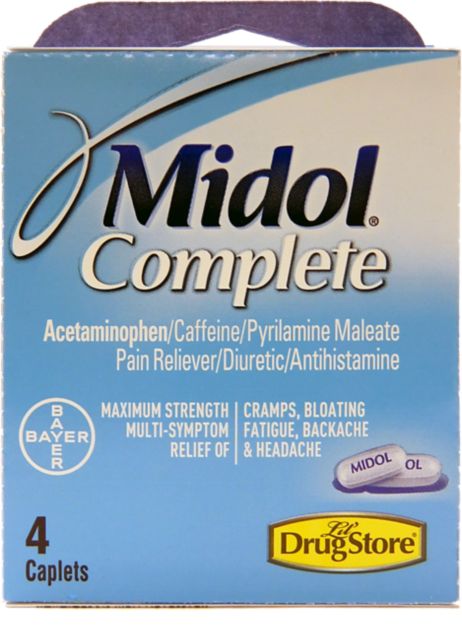 Midol Menstrual Complete 4ct Caplet