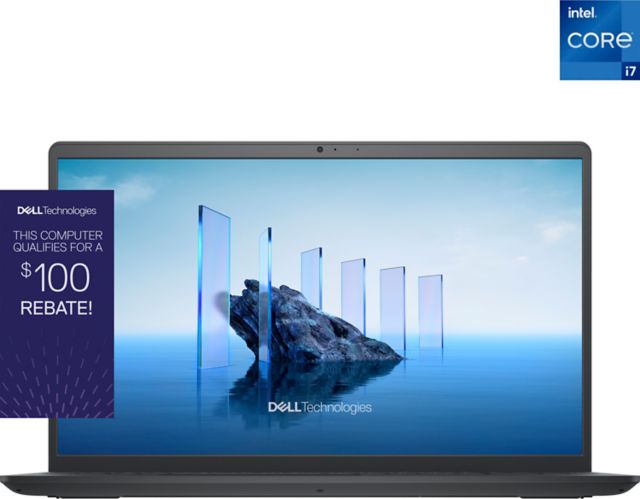 Dell 15 Laptop  C3-100U/8GB/512GB - Carbon Black - 2-Year Warranty