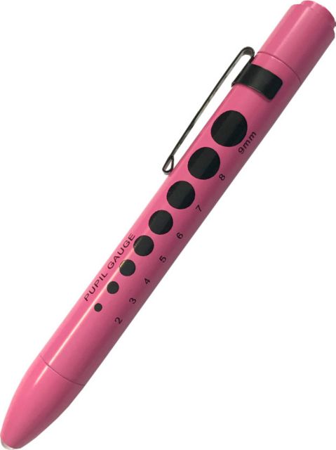 SOFT LED PUPIL GAUGE PENLIGHT IN CLAMSHELL-HOT PINK