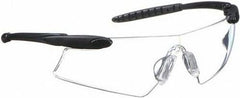 Safety Glasses Wrap Around Frame Black Arms