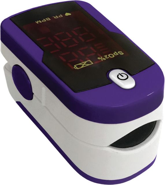 PULSE OXIMETER-PUR/WHT