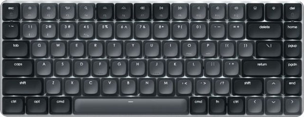 Satechi SM1 Slim Mechanical Backlit Bluetooth Keyboard, Dark