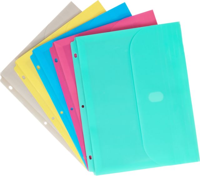 POLY BINDER PCK 1IN GUSST ASST