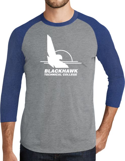 Blackhawk Technical Tri Blend Baseball Raglan Official Artwork - ONLINE ONLY