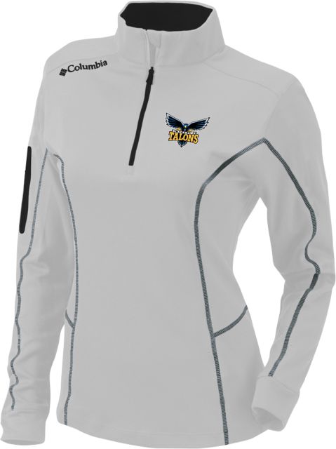 Blackhawk Columbia Womens Omni Wick Shotgun 1/4 Zip Hawk Mascot - ONLINE ONLY