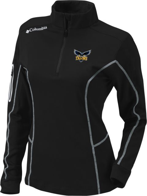Blackhawk Columbia Womens Omni Wick Shotgun 1/4 Zip Hawk Mascot - ONLINE ONLY