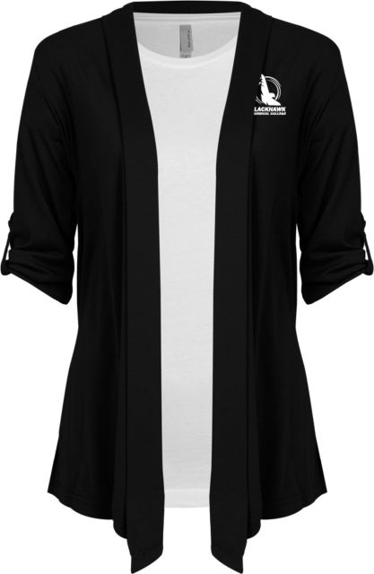 Blackhawk Technical Drape Front Cardigan Sweater BTC Logo - ONLINE ONLY