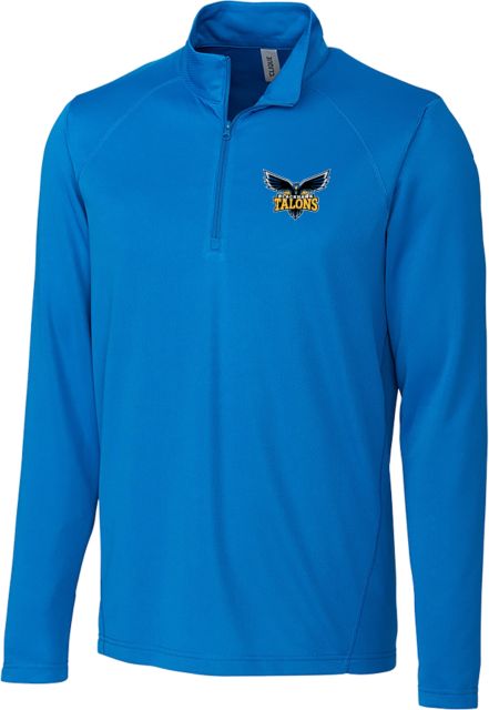Blackhawk C&B Clique Ice Pique Half Zip Hawk Mascot - ONLINE ONLY