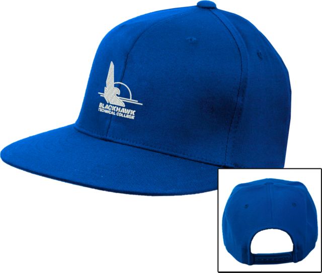 Blackhawk Technical Flat Bill Snapback Hat Official Artwork - ONLINE ONLY