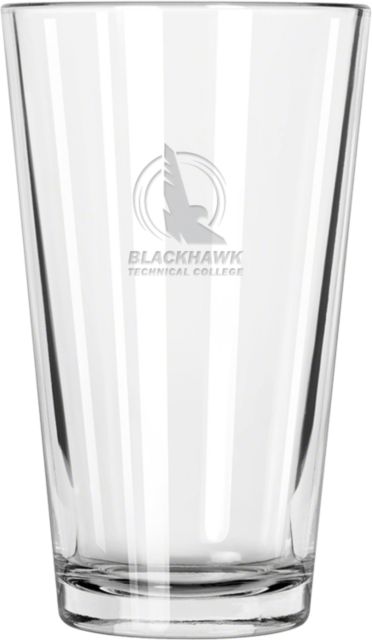 Blackhawk Technical Libbey Pint Glass 16oz BTC Logo Engraved - ONLINE ONLY