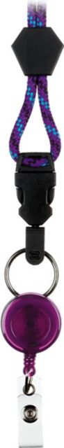 RETRACTABLE NECK LANYARD-PURPLE