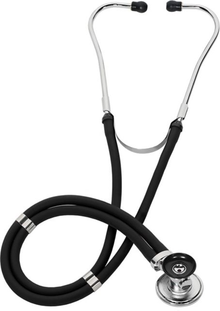 SPRAGUE RAPPAPORT STETHOSCOPE IN 2 PIECE BOX-BLACK