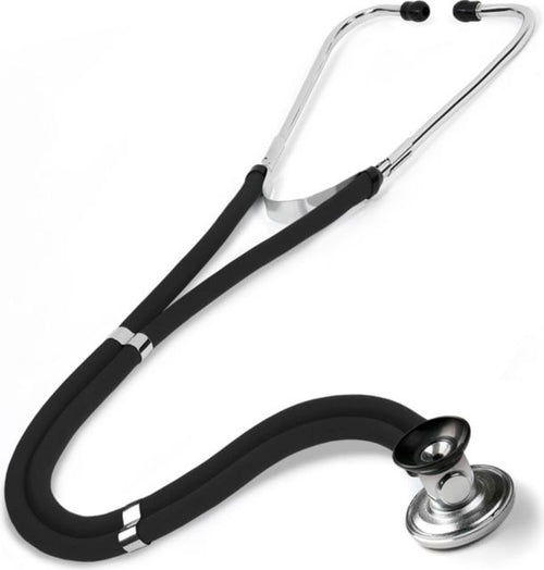 SPRAGUE-RAPPAPORT-STETHOSCOPE IN CLAMSHELL-BLACK