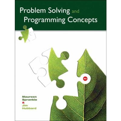 Problem Solving &amp; Programming Concepts