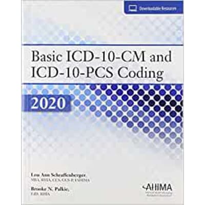 Basic ICD-10-CM &amp; ICD-10-PCS Coding 2020 (#AC200519)