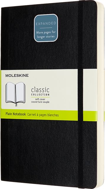 EXPANDED LG PLAIN BLK SOFT