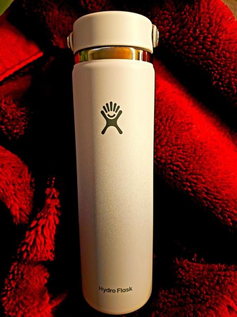 Hydro Flask Stainless Wide Mouth Water Bottle Flex Cap 24oz